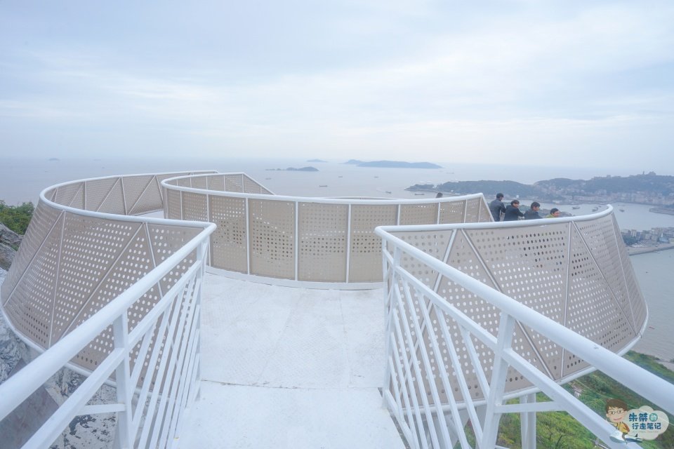 爆红网络的温岭网红观景台,360度俯览东海好望角山海美景