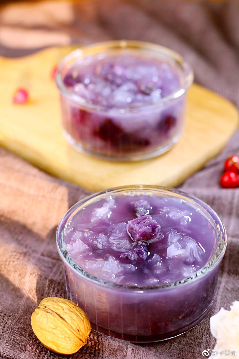 养颜圣品紫薯银耳羹的简单做法, 女人爱吃, 值得学习