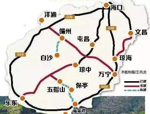 文琼高速公路于2016年11月开工建设,文昌到琼海的行驶时间将缩短至约