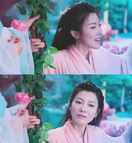 《香蜜沉沉烬如霜》中,饰演天真无邪,为爱痴狂的花神也是张棪琰