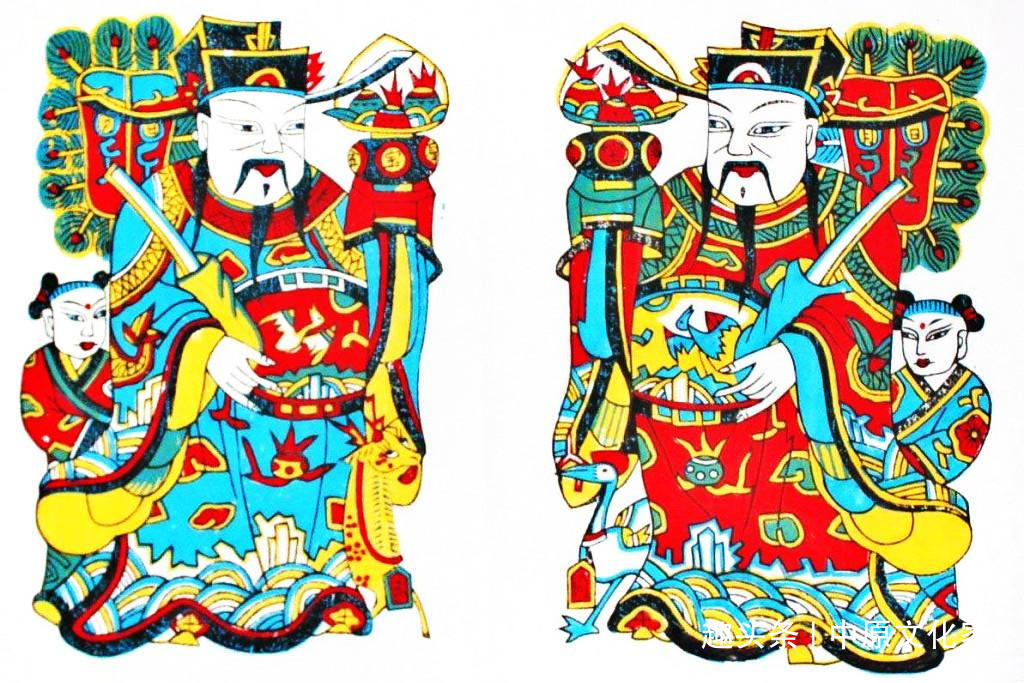 贴年画是我国历史悠久传统民间艺术形式已有一千多年历史