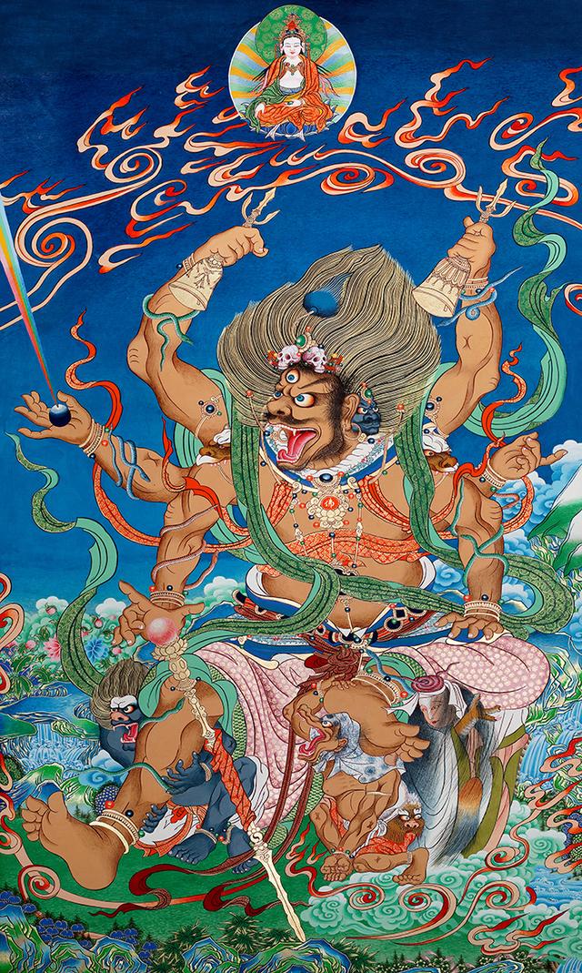 画多多|唐卡是藏族文化中一种独具特色的绘画艺术形式