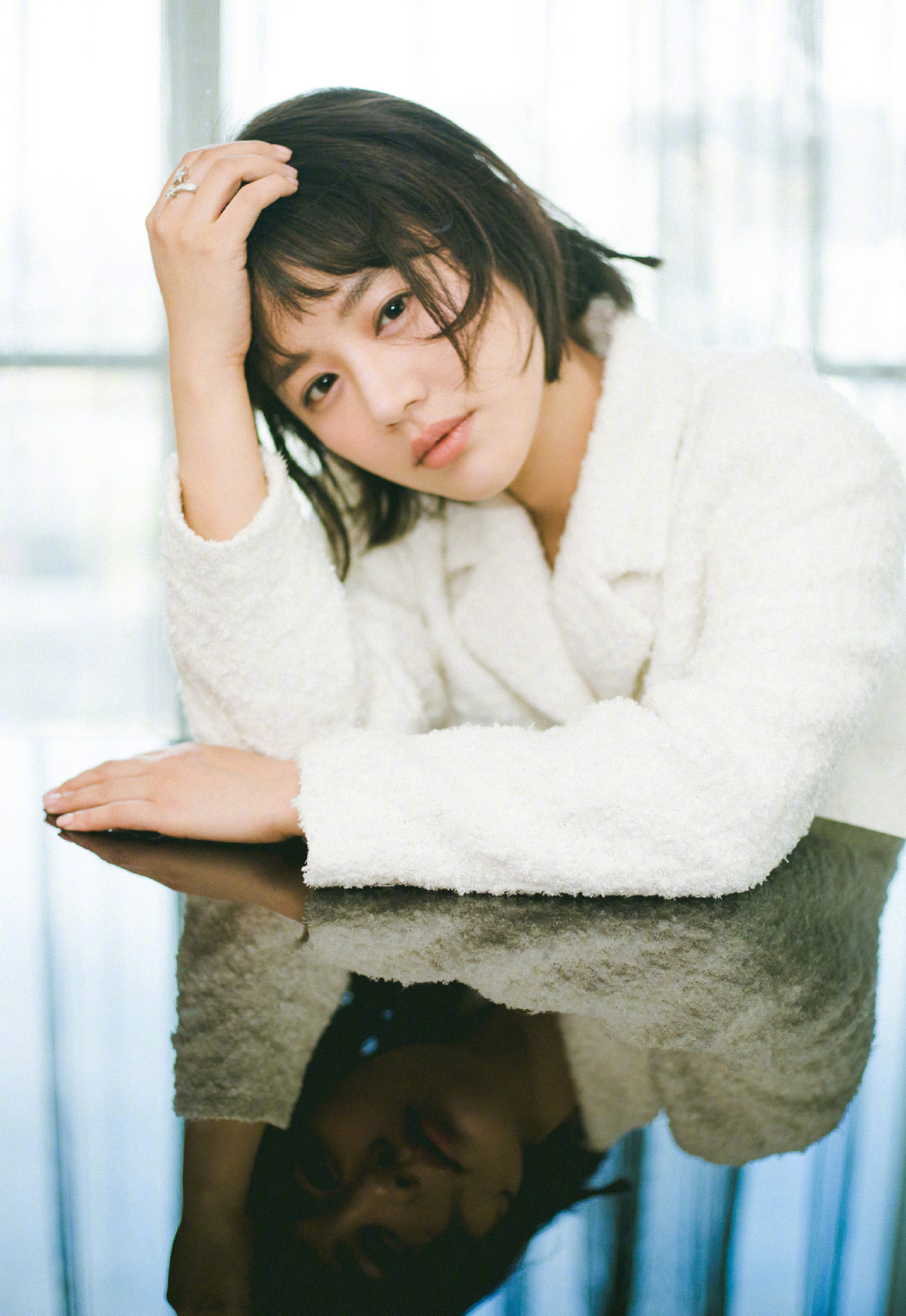 马思纯新发型终于凹对了一款波波头清纯得像20岁女孩甜美极了