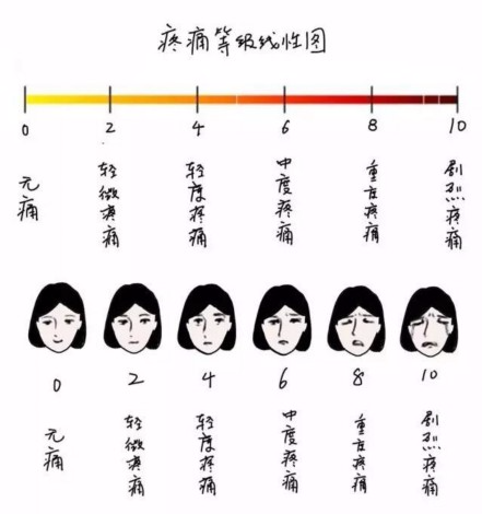 【疼痛十二级,你了解吗】第1级:蚊子叮咬第2级:打过麻药后动手术第3级