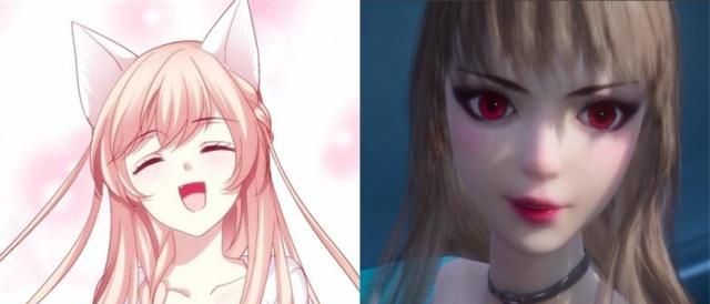猫妖的诱惑:漫画动漫人物对比,妖王“辣眼睛”