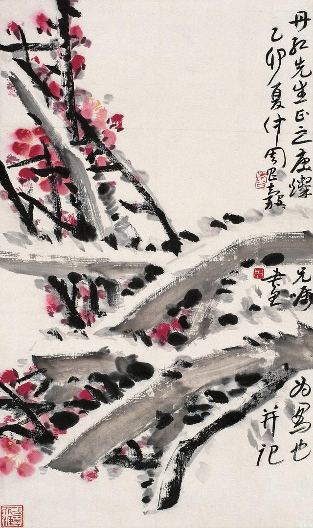 周昌谷花鸟画作品欣赏:笔法娴熟,清新而苍郁!