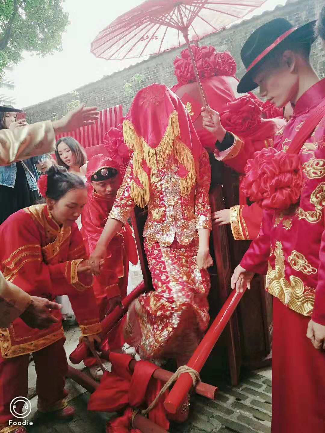 广东大妗姐传统婚礼中国传统岭南婚嫁文化重现羊城