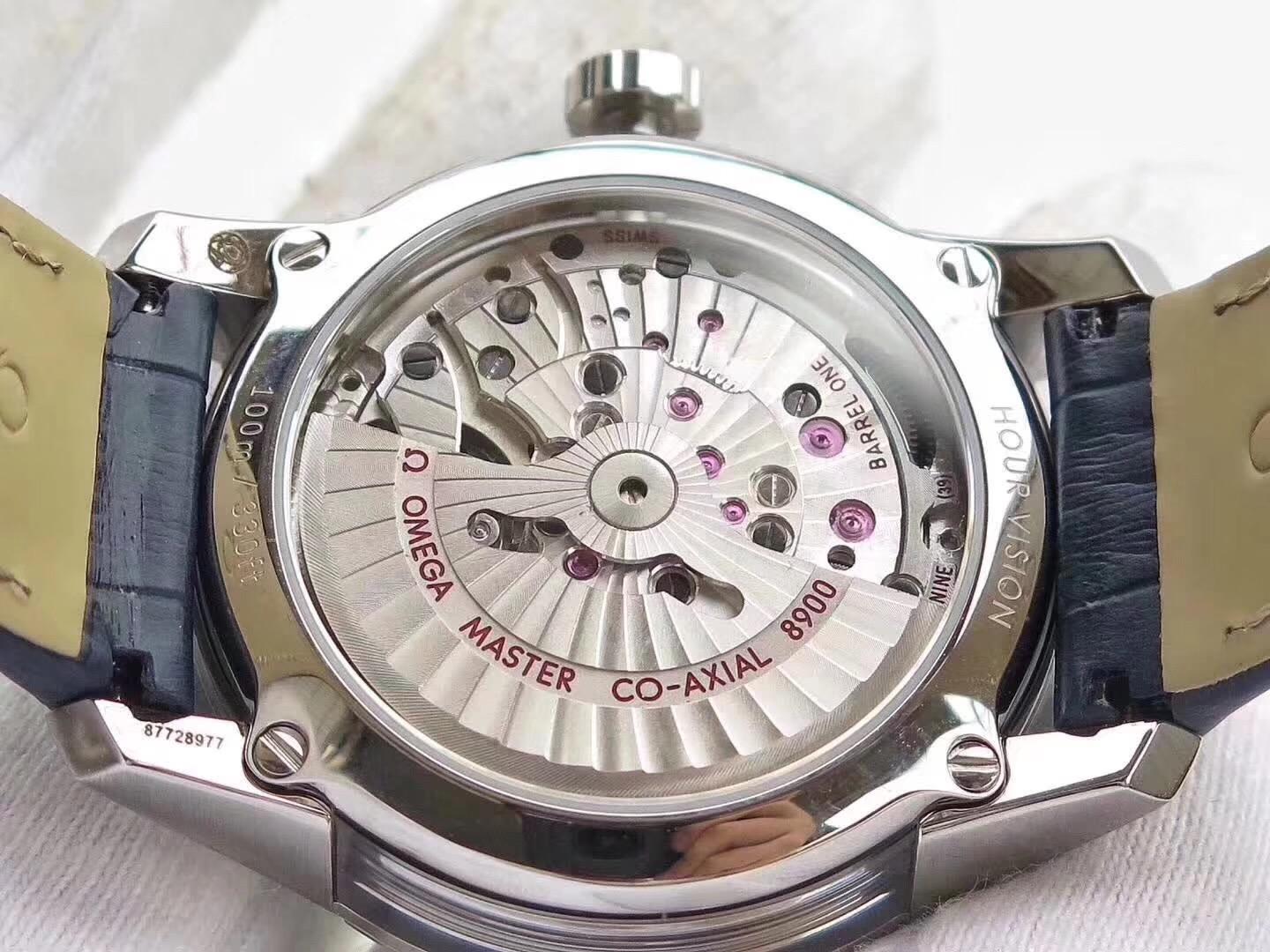 老陈表业3s厂欧米茄碟飞系列明亮之蓝8900机芯