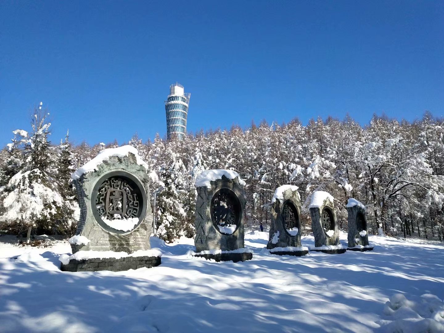 家乡宝泉岭冬天雪景看冷么