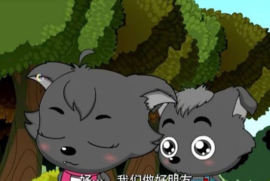 小灰灰可是每个人都非常喜欢的狼,看那小灰灰呆萌呆萌的样子真的是