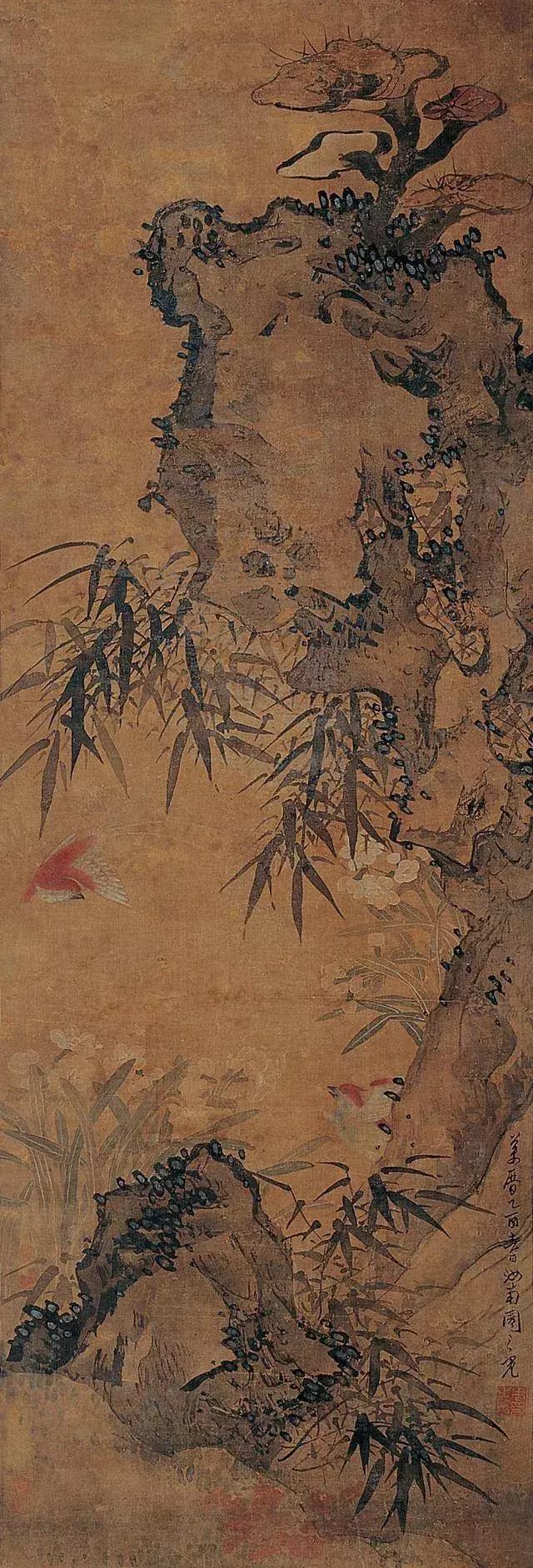 吴门画派周之冕花鸟画作品欣赏