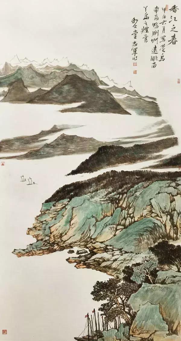 正文  山水,在中国文人画家眼中,不仅仅是外在的客观对象,而且还是一