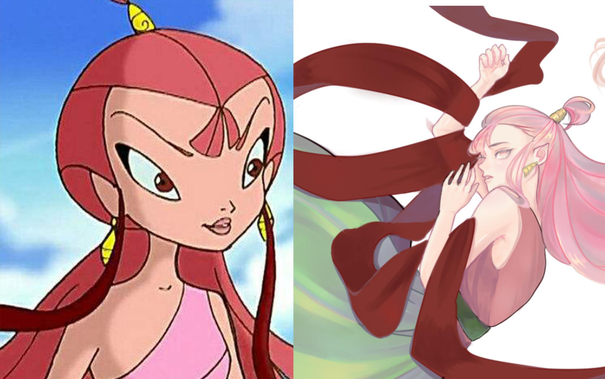 当童年动漫角色"长大"之后,静香萌化人心,小樱变中国风美少女__财经