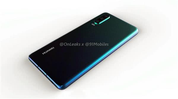 华为P30、P30 lite的渲染图曝光,两款差异也很