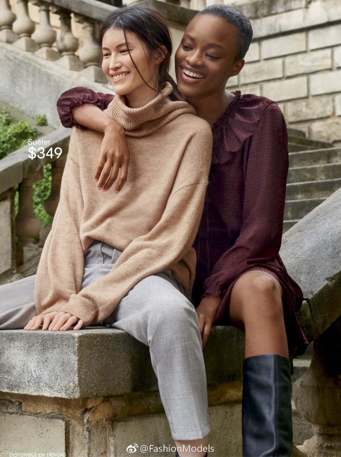 何穗出镜hm 2018秋冬全球广告大片 回归国际市场的仙姑气