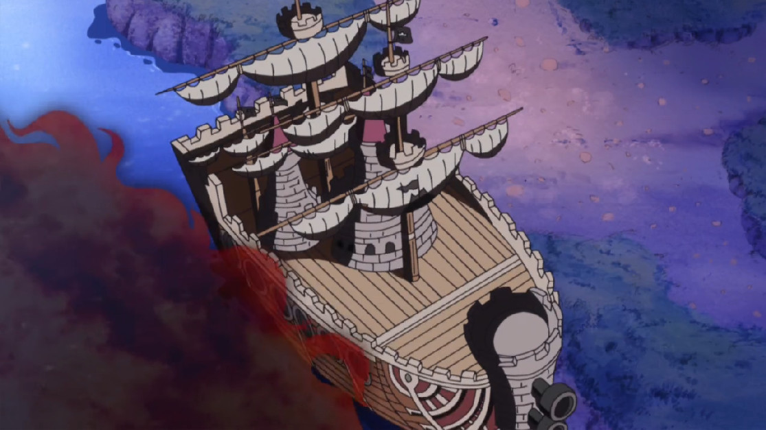 海贼王874集:贝基与爱船诀别,感谢你诺斯特拉.卡斯特罗号!