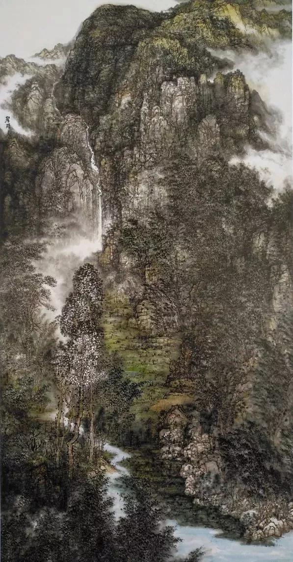 中国美术家协会会员黄馨胜山水画作品