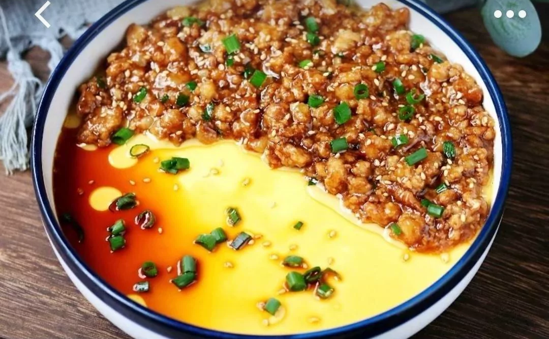 非常的完美滑嫩,淋上酱油就开吃吧|肉末|肉沫蒸蛋|蒸鸡蛋_新浪新闻
