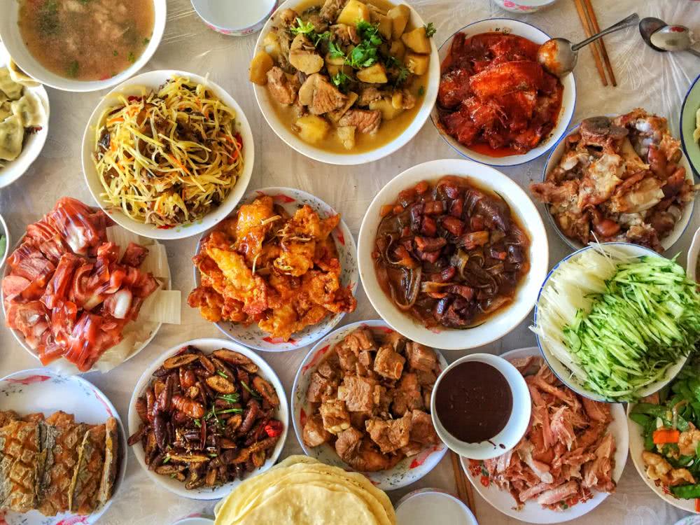 东北年夜饭对比印度年夜饭