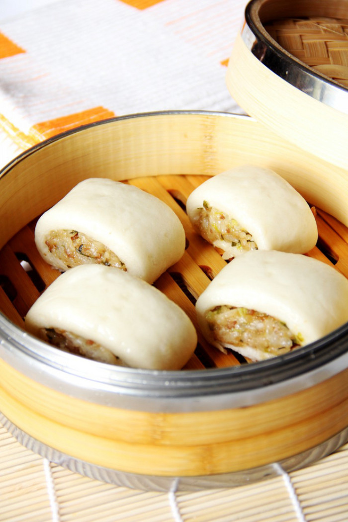 这个糯米包在馒头里,不知道是个什么味儿