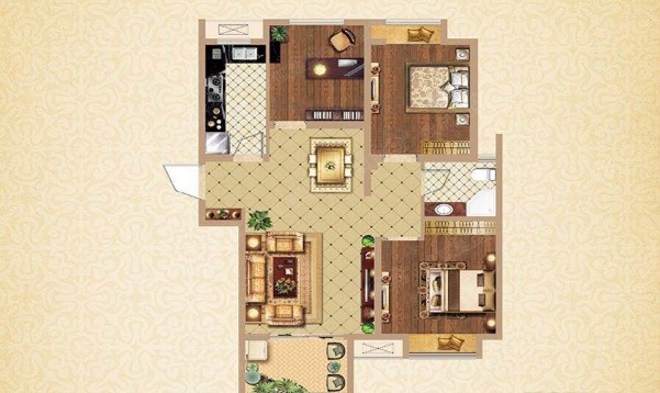 这是我家户型图,建筑面积102平新房装修真是一件考验人经历的事,里里