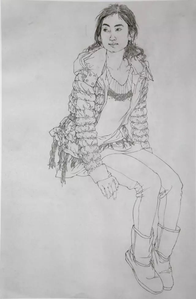 不可多得的线描人物好临本!再也不担心没有素材了!