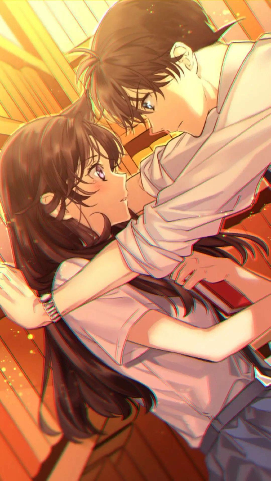 名侦探柯南不知道你们喜不喜欢这么霸道的新一男友力max