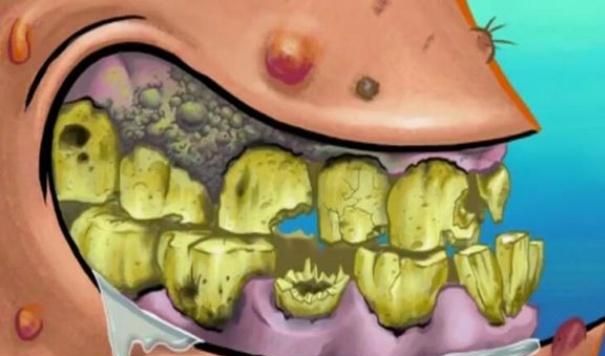 海绵宝宝:中"特写"镜头,身体"养虫子",派大星竟有"腿毛"