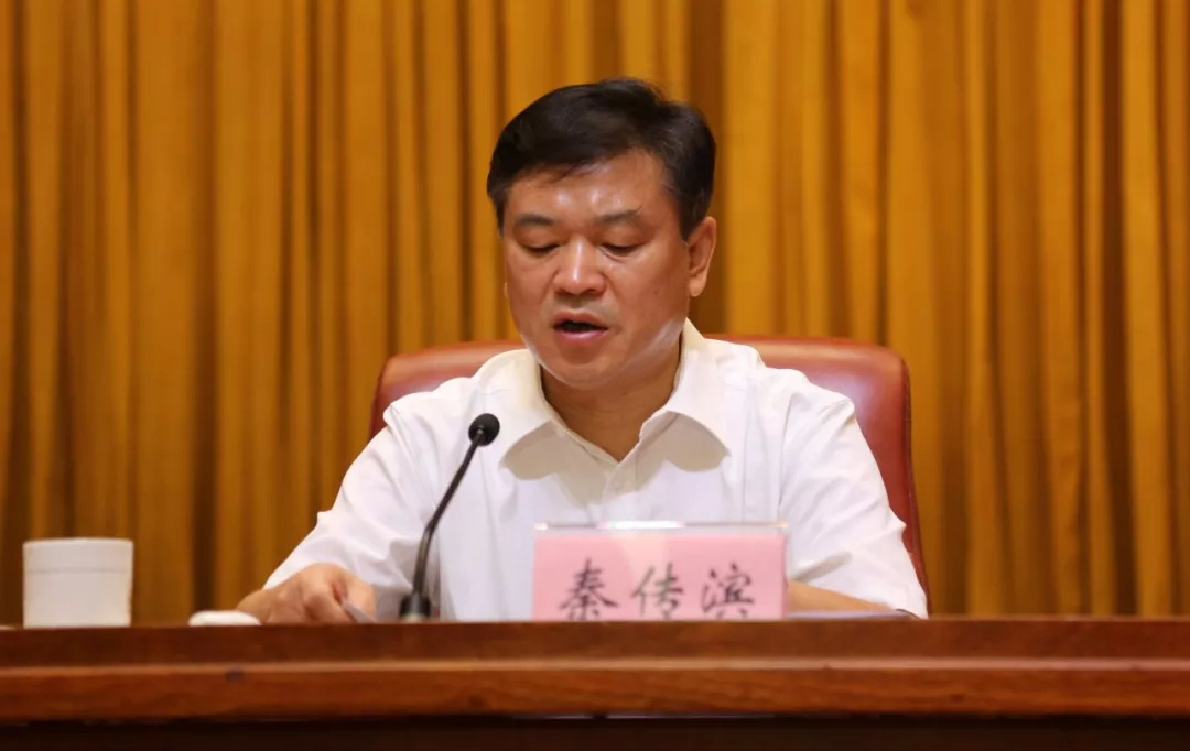 市委常委,政法委书记秦传滨发表讲话,秦书记在讲话中高度肯定了历下区