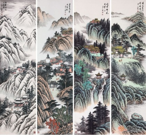 67心中诗意万千青年翘楚山水画家吴大恺作品欣赏