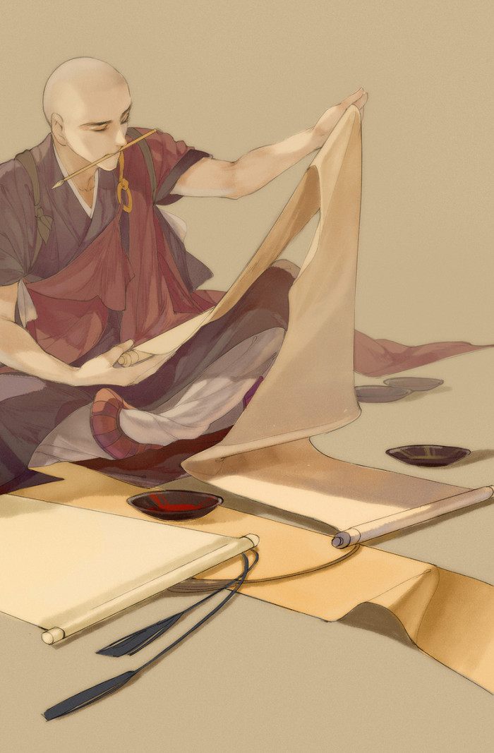 原来二次元连和尚都这么帅,男人看了心动,女人看了心痛