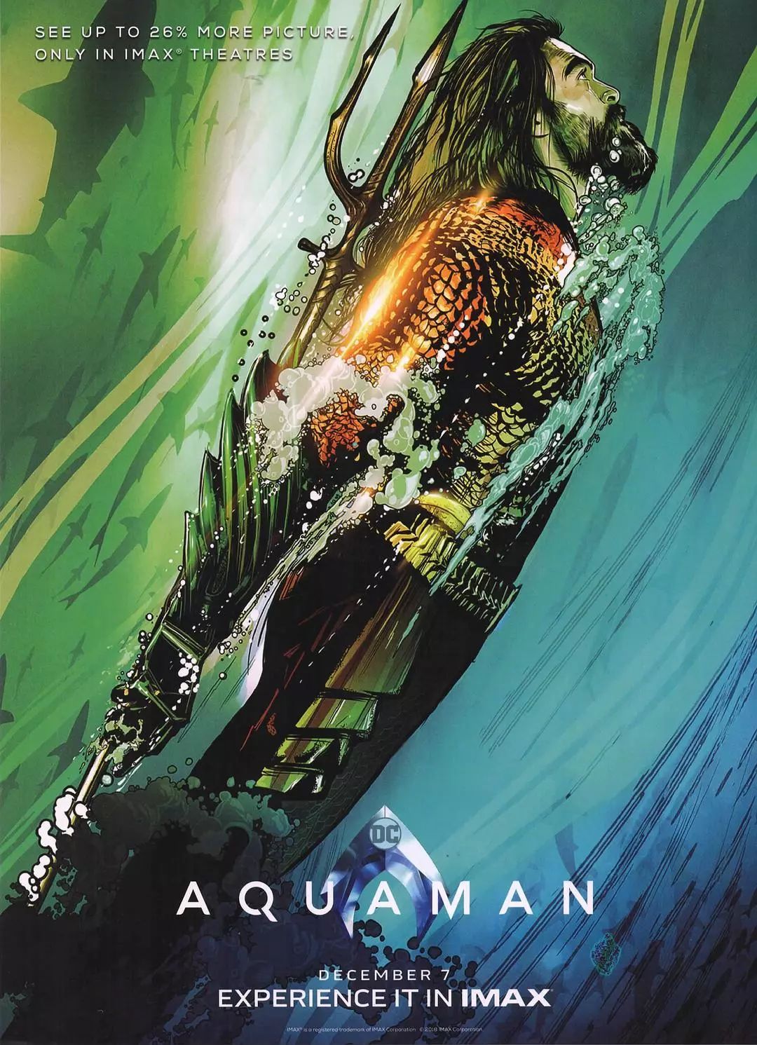 aquaman《海王》苦苦等待的dc迷们终于在年底迎来了狂欢季.