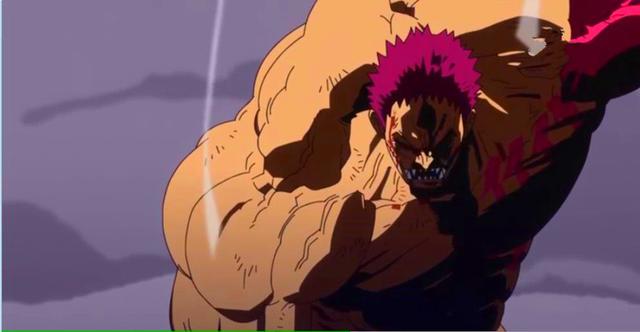 海贼王870集卡塔库栗在路飞金色大招下败北倒下过程依然帅气