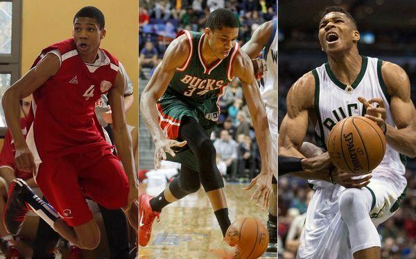 最后再来看看字母哥的身材进化对比图,相信马上字母哥会接替詹姆斯的