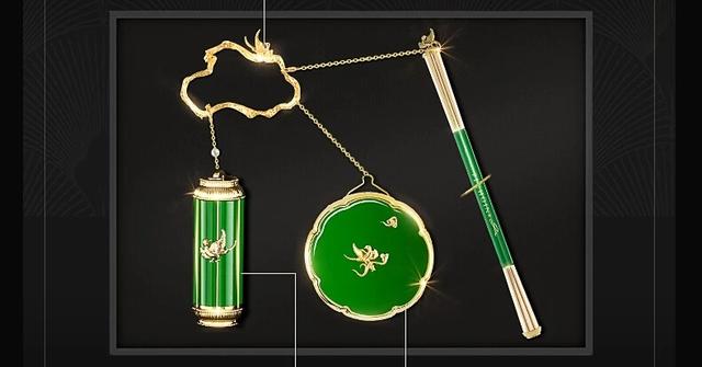 这才是真正的中国风:百雀羚复古宫廷彩妆系列,美到极致!