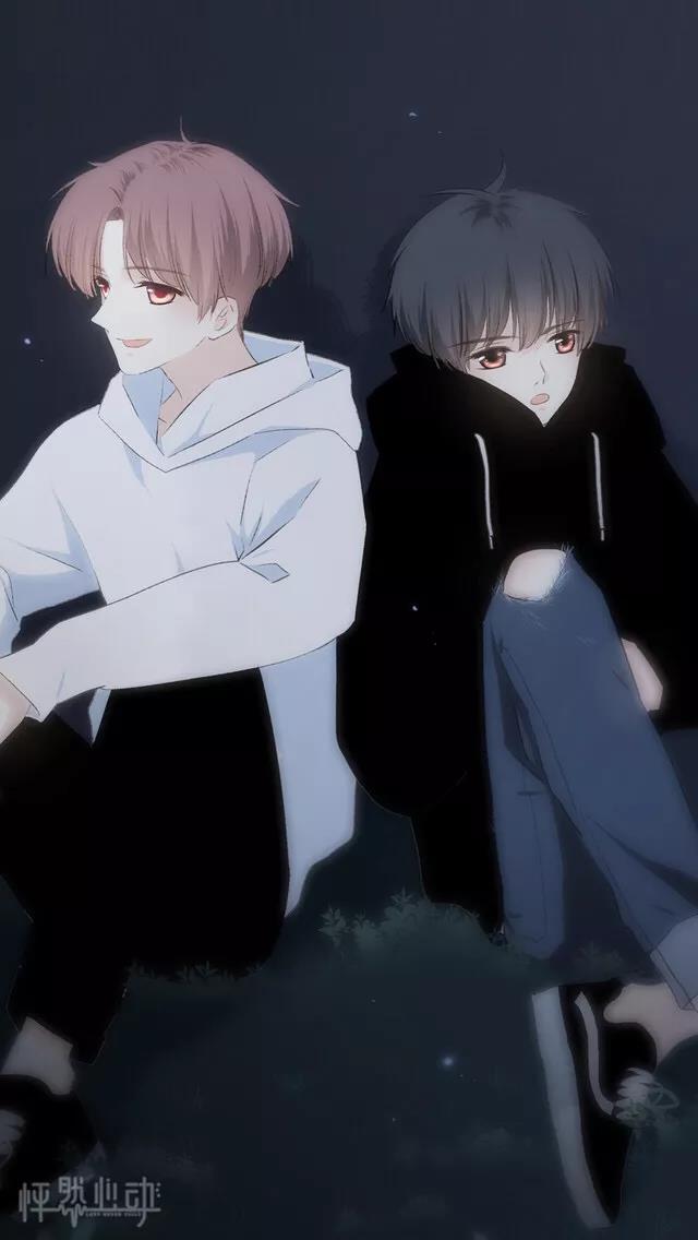 怦然心动漫画情侣头像和手机壁纸图片遇见你怦然心动