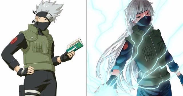 火影忍者:当忍者转换性别变女性,宁次最可爱,卡卡西最靓!