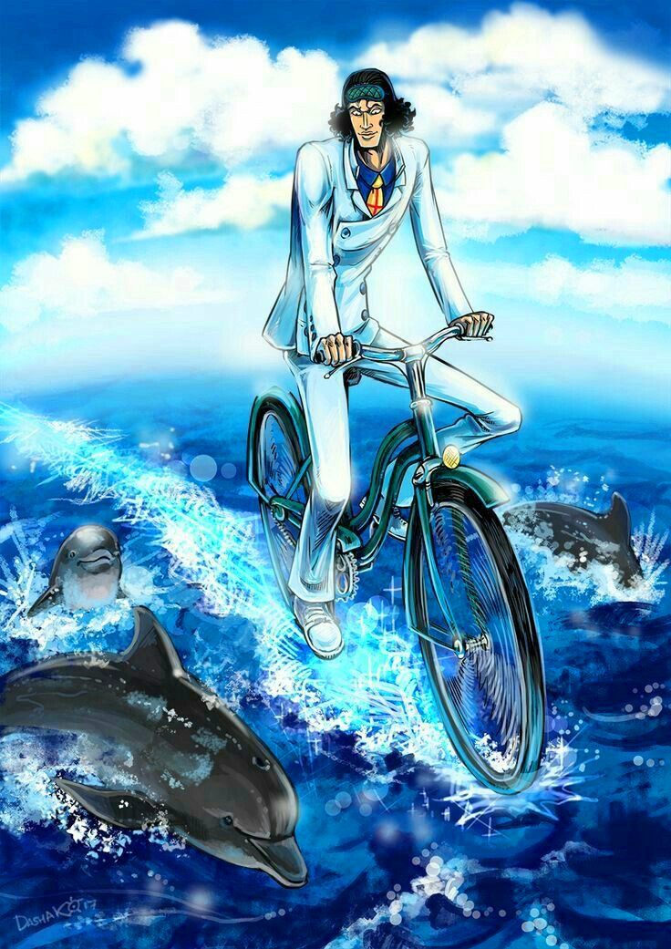 冰冻果实前海军大将青雉的能力,冰冻果实能够轻易的冰冻海水,青雉最