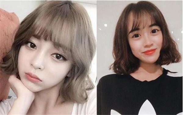 韩国女性的五官其实都是比较扁平的,对于鼻子塌的女生来说,这款发型是