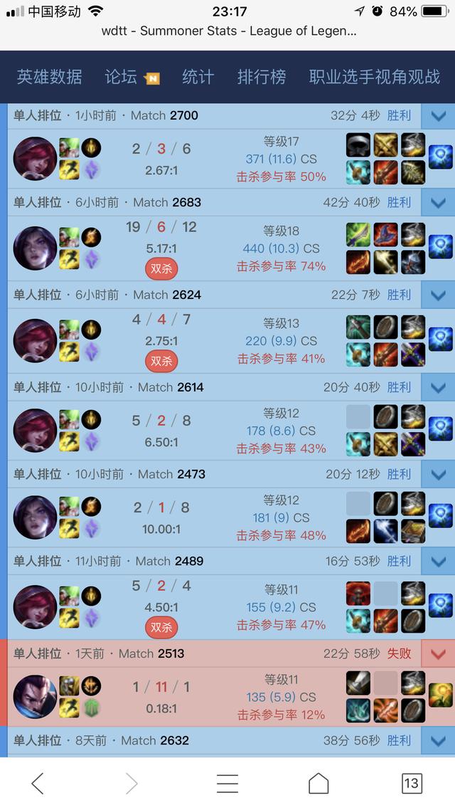 lol:亚运夺冠后uzi开始了韩服之旅,战绩真实!没封要被研究?