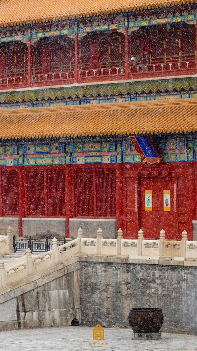 故宫一场春雪惊艳千年紫禁城