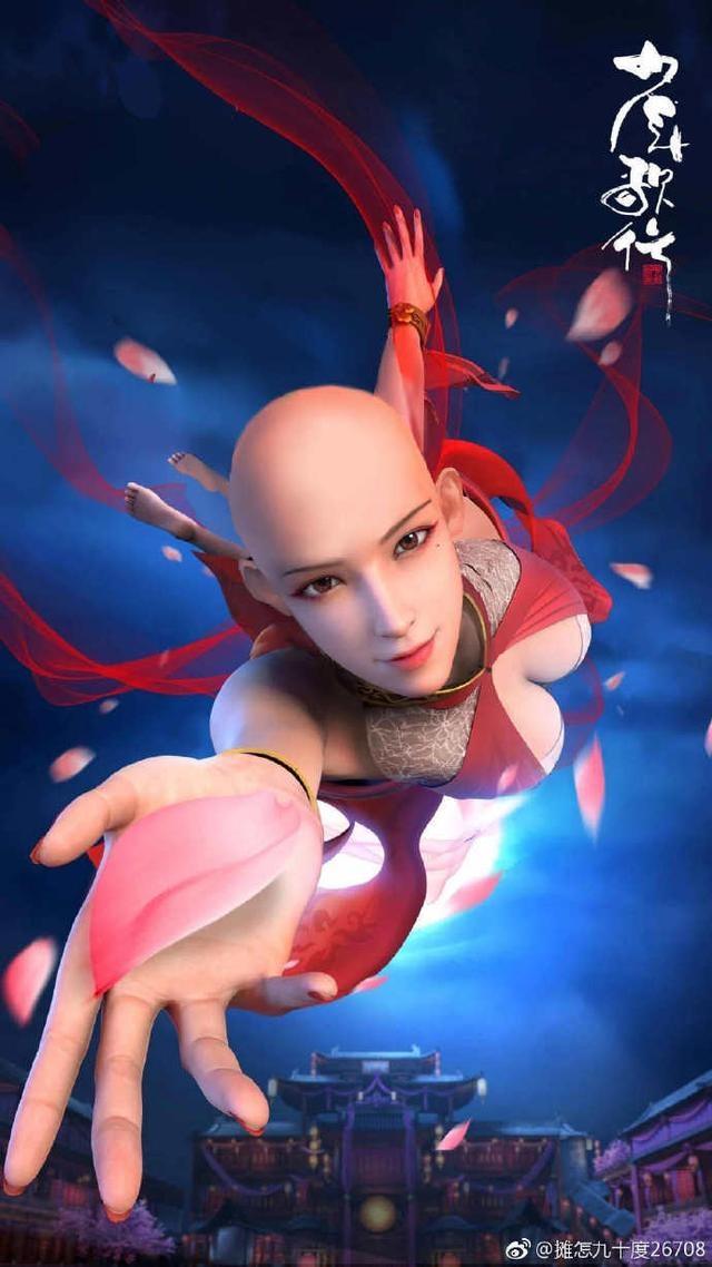 少年歌行的无心和尚到底有多帅?看到他们变成光头你就知道了