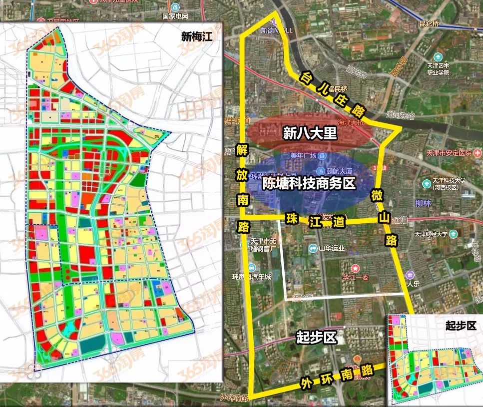 天津环内"焦点板块"已被预定,正在热身……|河西区|梅江|大梅江_新浪