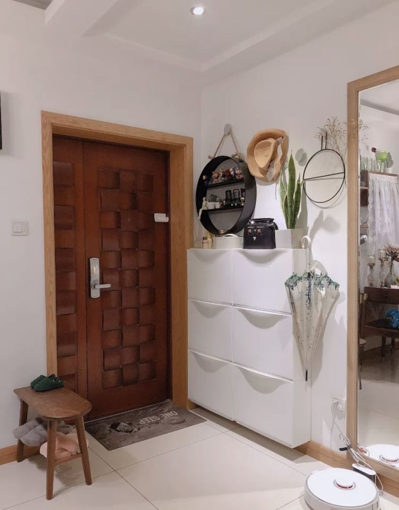 进屋就是满地鞋玄关鞋柜这样装1千双鞋子都能放得下