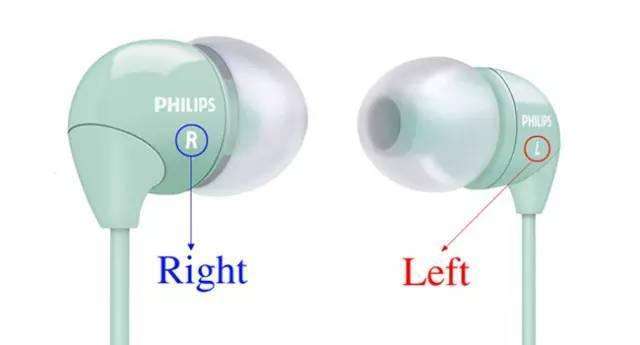 耳机上的R和L,哪个是左,哪个是右?