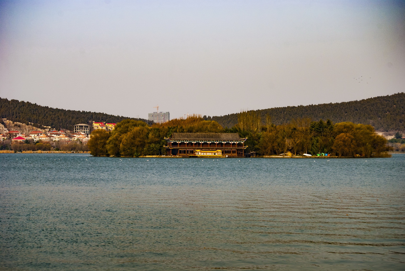 冬日游徐州云龙湖钓鱼岛虽然已是寒冬却有暖洋洋的感觉