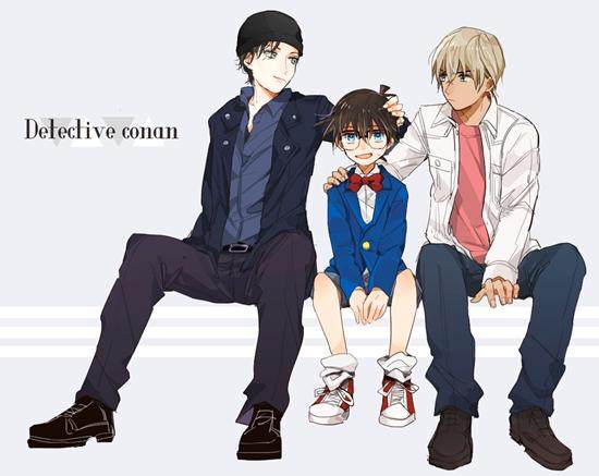 名侦探柯南里的赤井秀一和安室透才是真爱,掰弯直男配一脸