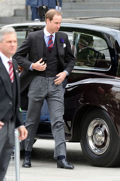威廉王子真有"品位"!穿西装搭配对领带,才更有绅士风度!