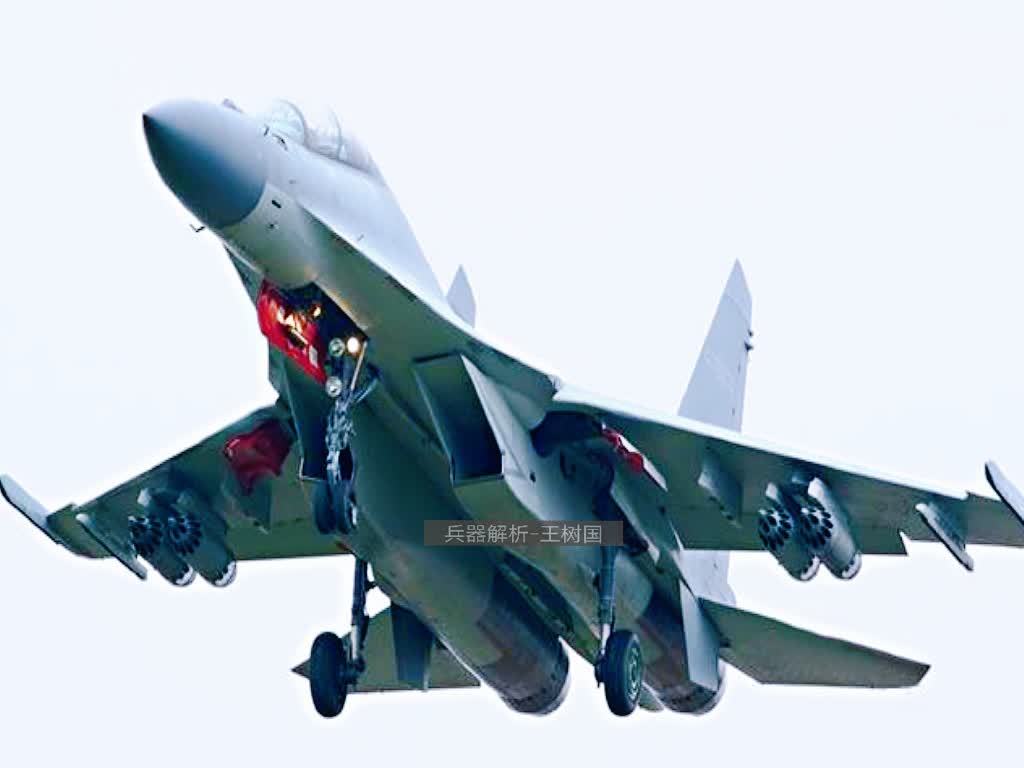 歼16挂载空地88导弹载弹量12吨能同时挂载四具火箭发射巢