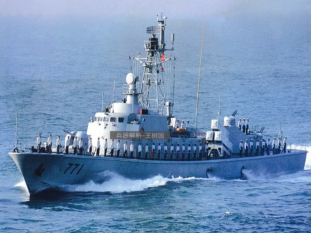 中国037ii导弹艇发射反舰导弹!已退居二线,056护卫舰将接过重担